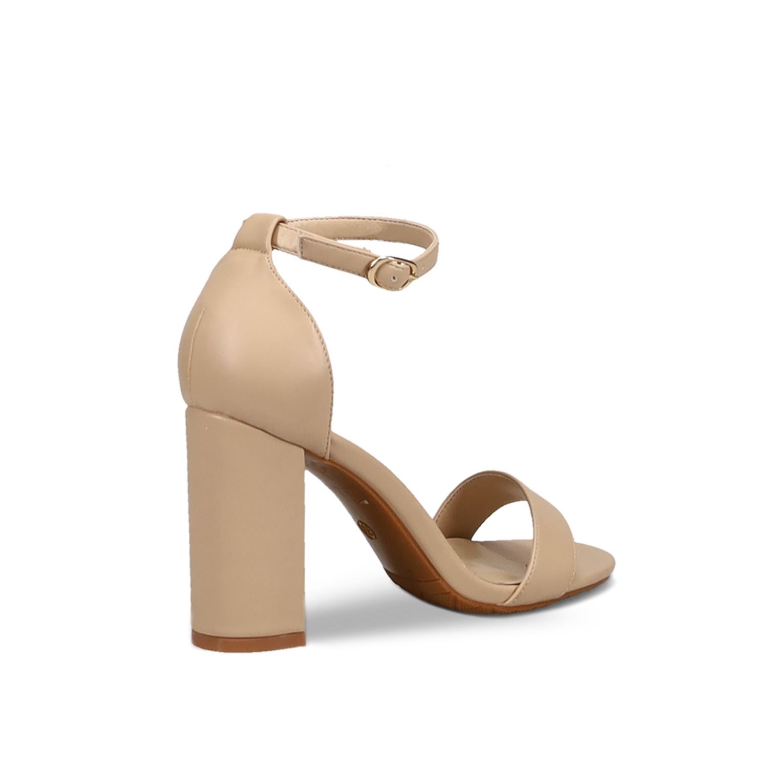 Μπεζ ψηλοτάκουνο πέδιλο φωτογραφία