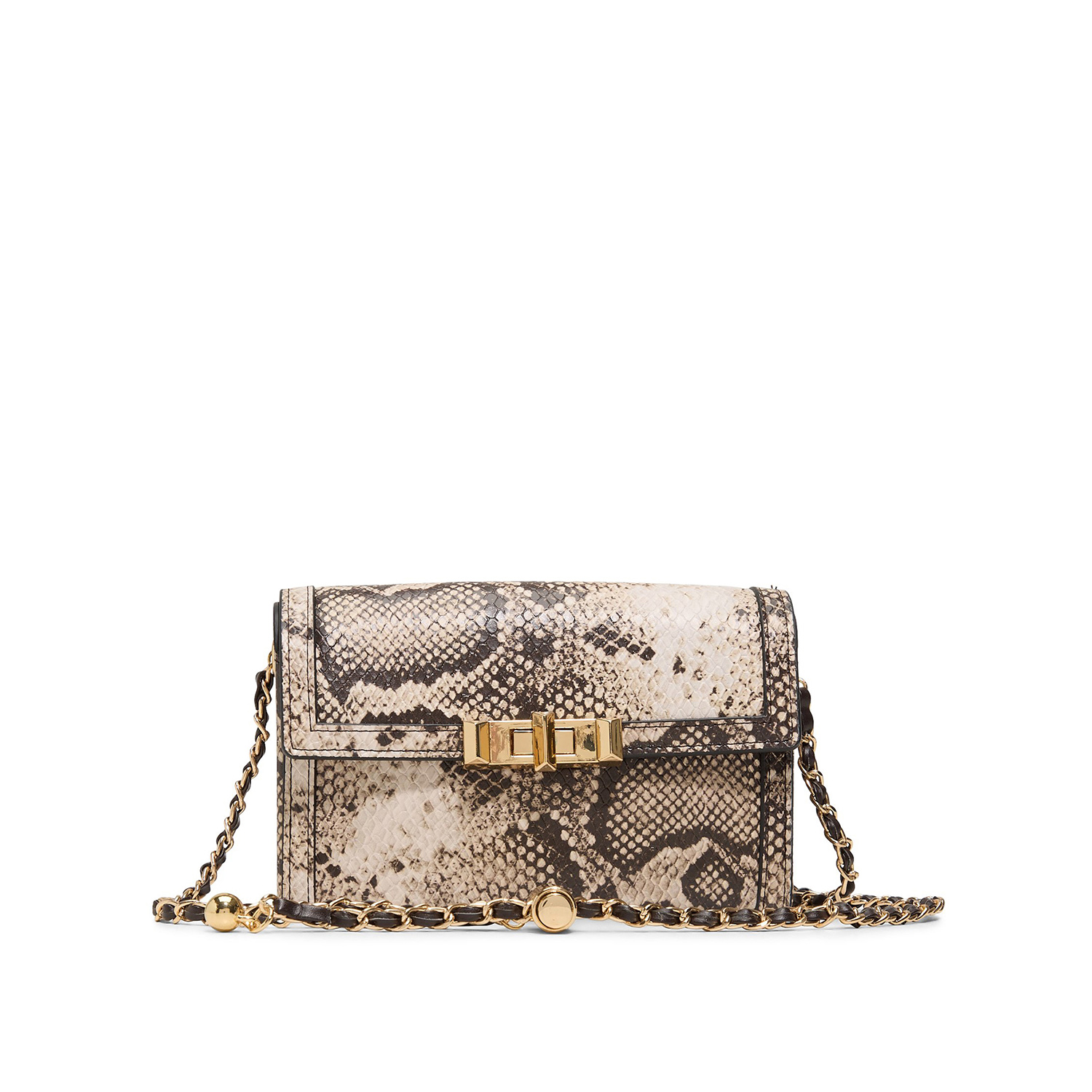 Snakeskin τσάντα ώμου ZOEMINI